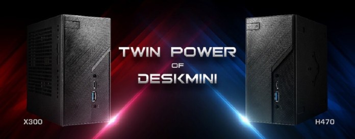 ASRock presenta los nuevos DeskMini H470 y DeskMini X300