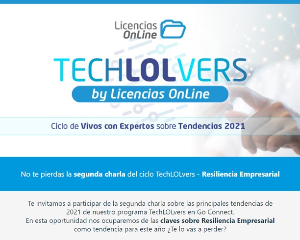 Licencias Online continua con su ciclo de Vivos con Expertos sobre Tendencias 2021