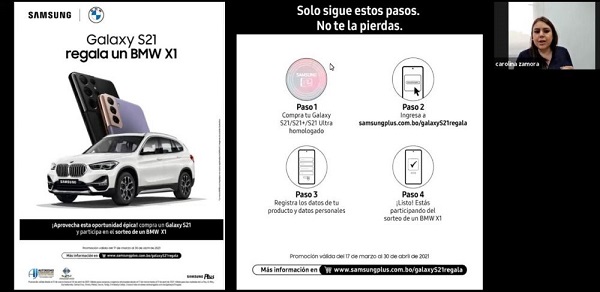 Samsung Galaxy S21 regala un BMW X1