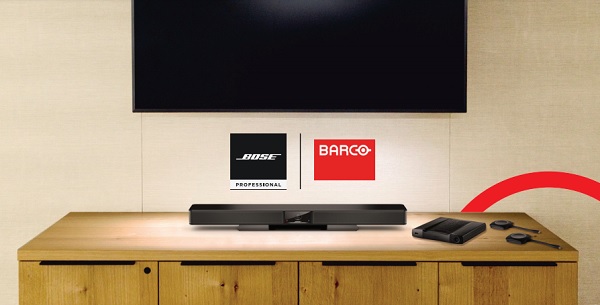 Bose Expande la disponibilidad de la Videobar VB1 Todo en Uno, USB mediante la alianza con Barco