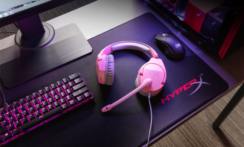 HyperX agrega una gama de rosas a la línea de audífonos para videojuegos Cloud Stinger