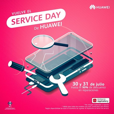 Los Service Day de Huawei brindan grandes beneficios para sus usuarios