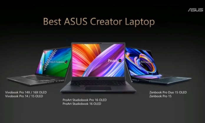 ASUS lanza el portafolio de laptops con pantalla OLED más completo del mundo