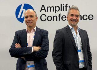 HP Amplify 2025: Los mensajes clave para América Latina Mateo Figueroa, SVP & Managing Director en HP Latin America, y Luis Castellanos, Head of Channels en HP Latin America