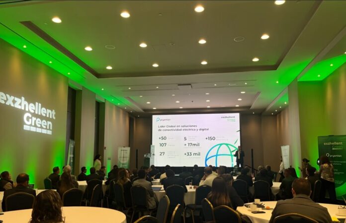 Prysmian presentó Exzhellent Green, el primer cable biobasado de Colombia.
