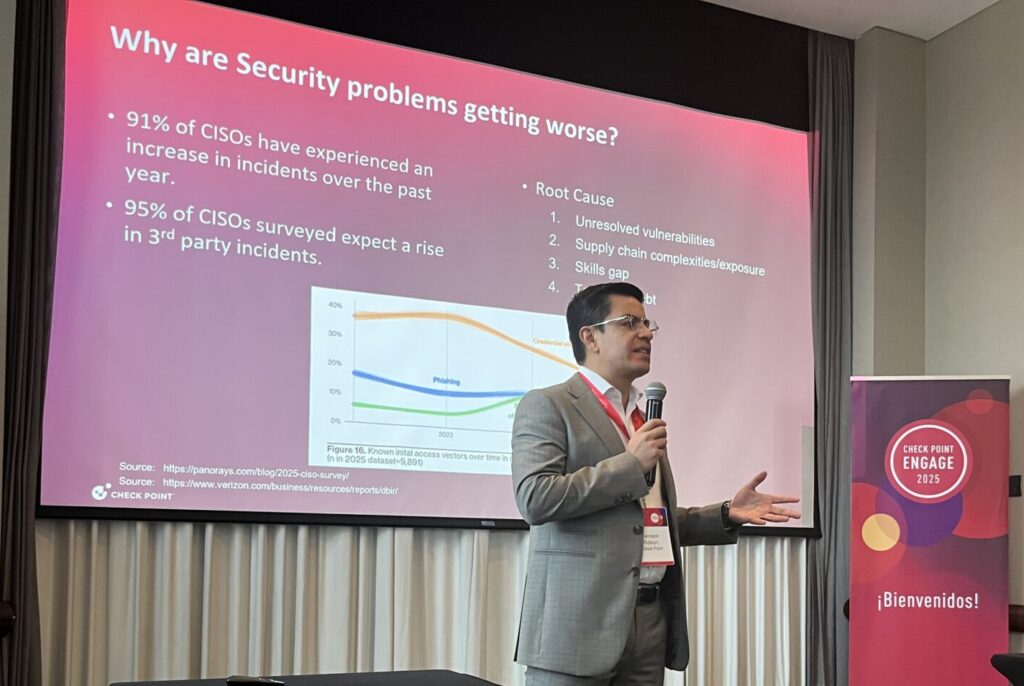 Francisco Robayo, Head of Engineering Latin America de Check Point.
