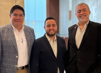 Emanuel Ruiz, de Check Point Software: “En Latam hemos crecido, año contra año, a tasas de dos dígitos” Emmanuel Ruiz - Angel Salazar - Gery Coronel_1