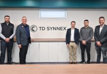 TD SYNNEX democratiza el acceso a las soluciones de seguridad empresarial de Broadcom Bruno Ramos, Patrick Dahn, Sebastián Brenner, Facundo Araujo y Dori Varas