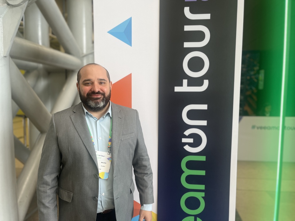 Mauro Blanco, Partner Manager para Colombia & Ecuador, en el VeeamON Tour de Colombia.