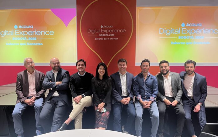 Equipo de Acquia en el Acquia Digital Experience en Bogotá.