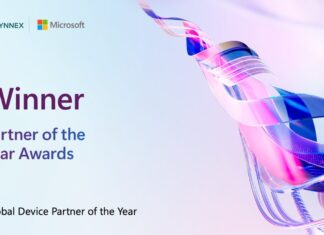 TD SYNNEX reconocida como ganadora del premio Microsoft Global Device Partner of the Year 2025 TD SYNNEX-Microsoft Winner Partner of the Year Awards 2025 (2)
