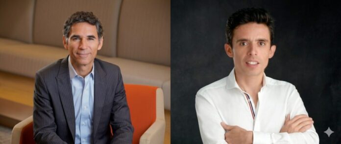 Andrés José Tahta, Director Partner Management de AWS en LATAM y Andrés Barrantes Bernal, de Blend
