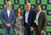 Adistec y Cohesity consolidan alianza para transformar la gestión de datos en Colombia Luis Puentes, Olga Guerrero, Mariano Busca e Iván Castro, en el Cohesity Catalyst On Tour celebrado en Bogotá.