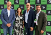 Adistec y Cohesity consolidan alianza para transformar la gestión de datos en Colombia Luis Puentes, Olga Guerrero, Mariano Busca e Iván Castro, en el Cohesity Catalyst On Tour celebrado en Bogotá.