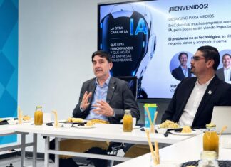 Sonda: “El reto de la IA no es comprar tecnología, sino transformar el negocio” Patricio Fuentes, Gerente General, y Jorge Quintero, Director de Digital Factory, de SONDA.