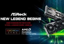ASRock presenta su tarjeta gráfica premium Radeon RX 9070 GRE Steel Legend AMD Radeon RX 9070 GRE Steel Legend Dark 12GB OC.