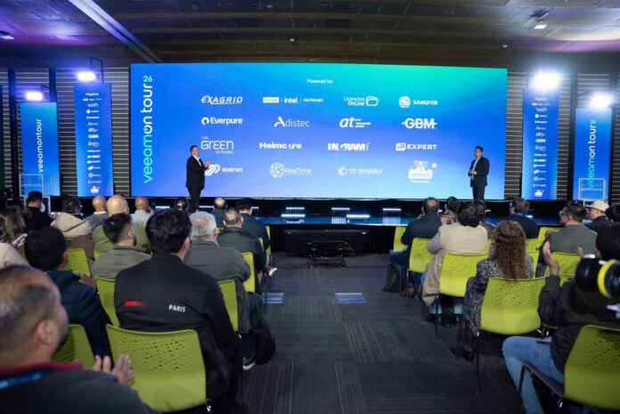 VeeamON Tour en Bogotá contó con el auspicio de numerosos socios tecnológicos y de distribución.