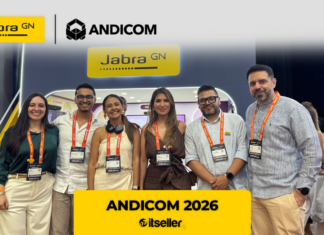 ANDICOM 2026: Jabra mostró cómo la IA transforma el trabajo híbrido Ejecutivos de Jabra en ANDICOM 2026.